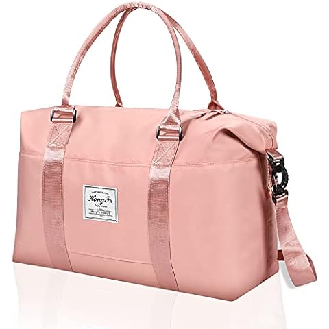 DAYGOS Weekend Bags for Women - Carry On Hospital Bag for Women, Waterproof Travel Duffle Sports Gym Bag with Shoulder Strap Cover