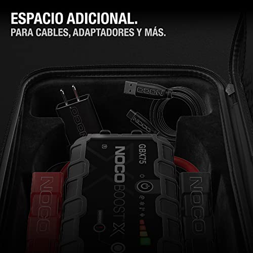 Maletín protector NOCO GBC103 con cremallera y compartimento para cables GBX75 6
