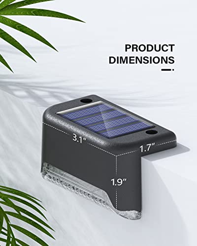 Kialush 20 Pack Solar Deck Lights Outdoor Waterproof Solar Powered Used Outside, Solar Lights For Deck, Stairs, Patio Fence, Garden, Tiny Led Step Lights #TOP4