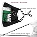 Free Palestine Flag Palestinian Flag Face Mask Fashionable Adjustable Dust Face Cover with 2 Filter for Adult Black