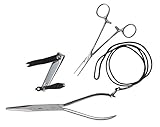 Baker B8SSPC 8-Inch Pliers w/Lanyard, Clippers & Forceps Combo