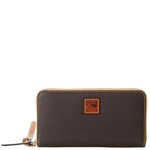 Dooney & Bourke Pebble Grain Large Zip Around Wristlet
