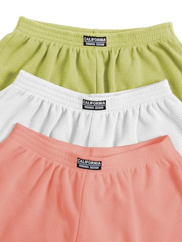 Image of SOLY HUX Women's Summer Shorts 3 Packs Casual Comfy Shorts Sets