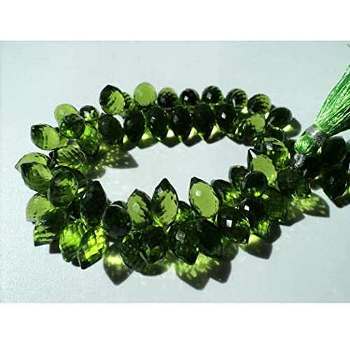 Quartz mystique péridot LKBEADS 10 perles de valeur pour offrir un bijou fait main