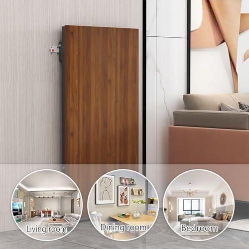 Table pliante murale en acier inoxydable support métal rabattable gain de place - 5