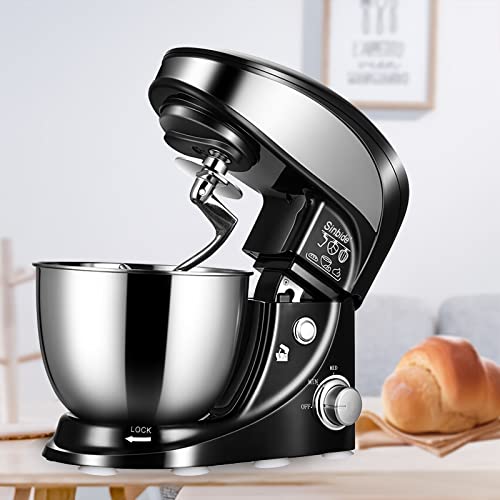 Hoapin Küchenmaschine 850W 4L Knetmaschine, Reduzierte Geräusche Rührmaschine, Stufenlose Geschwindigkeitsregulierung… – Bild 8