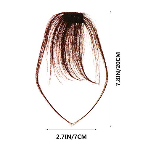 FRCOLOR Clipe Em Estrondo Extensões de Cabelo Clipe Franja Do Cabelo Frente Peruca para As Mulheres