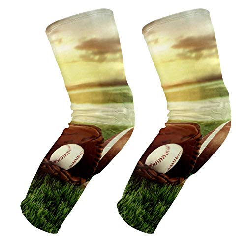 Genouillères rembourrées de baseball avec batte et gant pour homme et femme