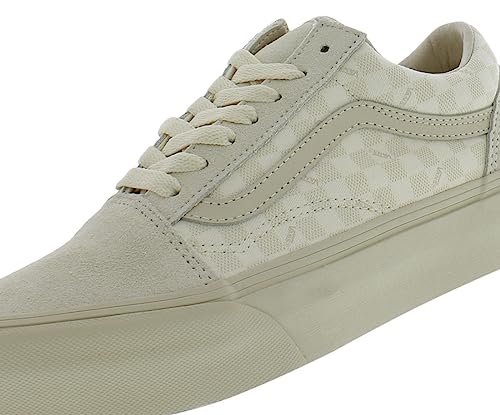 Vans Vans Old Skool Platform Unisex Shoes Size 9.5, Color: Sand Shell
