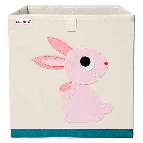Dodymps Foldable Animal Toy Storage Bins/Cube/Box/Chest/Organizer For Kids & Nursery, 13 Inch (Rabbit) #TOP9
