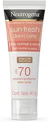 Protetor Solar Facial Para Pele Seca NEUTROGENA SUN FRESH Derm Care Com Cor FPS 70, 40g