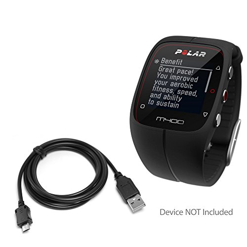 BoxWave - Cable de carga y sincronización M400 USB a micro USB para dispositivos Polar Cover