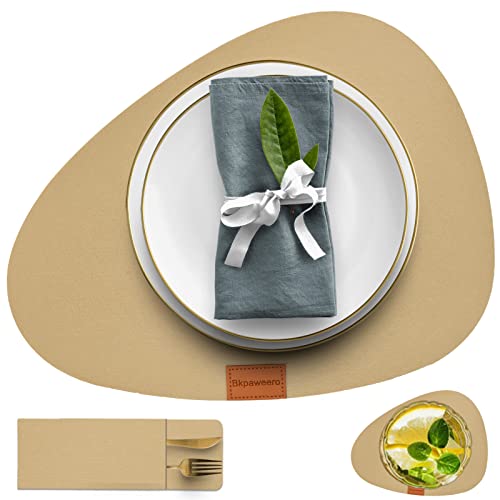 Juego de manteles de fieltro y posavasos de fieltro, juego de manteles de fieltro lavable, para casa, cocina, restaurante y hotel Cover