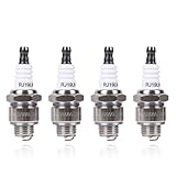 RJ19LM Spark Plugs for Champion J19LM NGK B2LM Bosch WR11E0 Denso W9LMR-US MTD 759-3338 Briggs and S