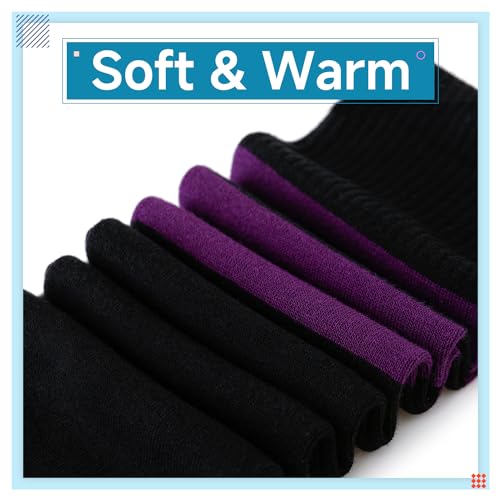 Kayhoma Extra Long Cotton Stripe Thigh High Socks Over the Knee High Plus Size Stockings…4