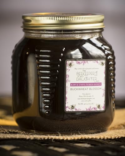 Miel cruda de flor de trigo sarraceno Beekeepers Daughter 2.5 lb miniatura 2