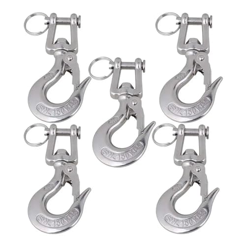 Crochet de levage pivotant en inox 304 haute résistance pour charges de 150KG