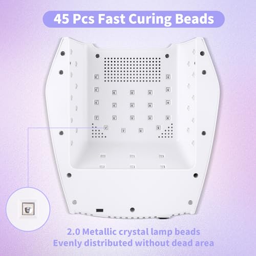 UV-Light-for-Nails96W-Rechargeable-Nail-Lamp-for-Gel-NailsLED-Nail-Lamp-with-4-Timer-Modes