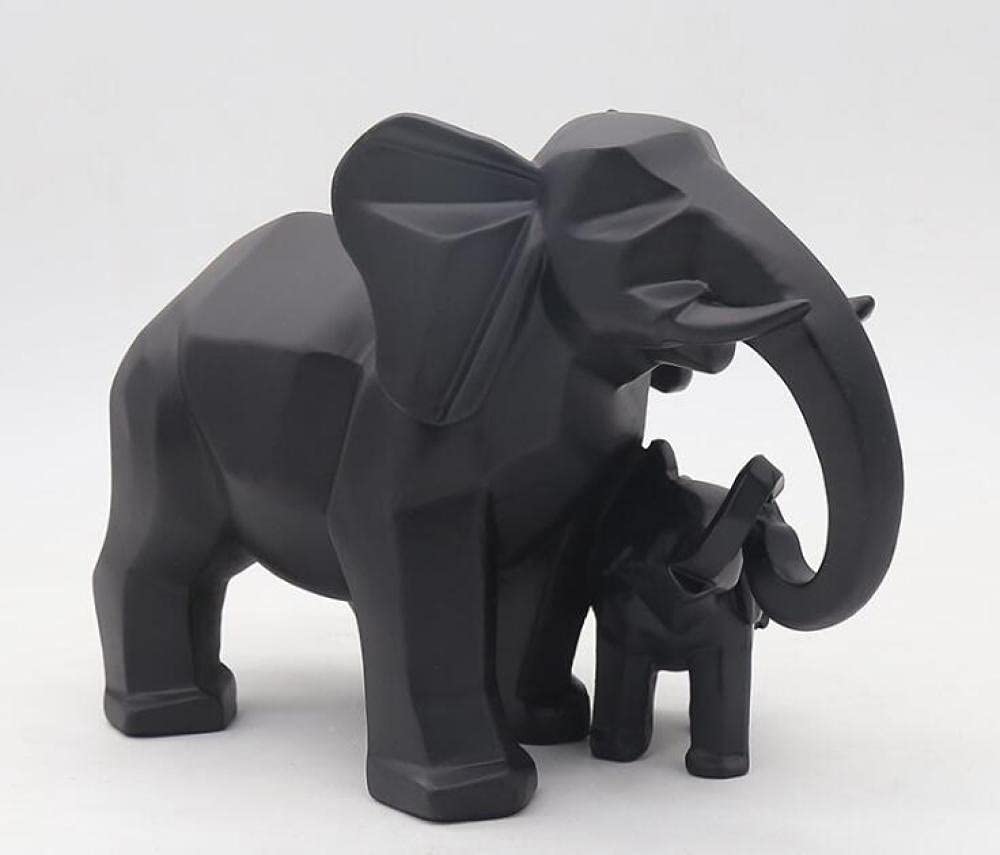 Decoración De Figuras Elefante Resina Decoración Escultura Estatua Adornos Madre E Hijo