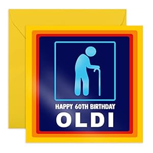 Central 23 – Lustige Geburtstagskarte zum 60. Geburtstag für Männer – Happy 60th Birthday Oldi – lustiges Geschenk für…