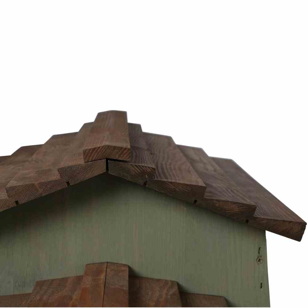 Siena Garden 39232-367 Igelhaus Miami Kiefer FSC 100%, 55x38x28, Olive/braun
