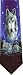 Wolves Starry Night New Novelty Tie