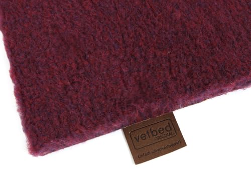 Original Vetbed™ Gold Premium burgundy 100 x 75 cm