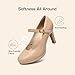 Imagen de DREAM PAIRS Zapatos de Tacón Alto Clásicos Mujer Zapatillas con Tacón Zapatos de Salón PU con Plantilla Comodas