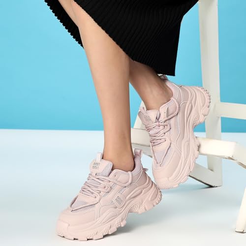 Image of CASSIEY Chunky Sneakers for Women | Lightweight & Comfortable | Gymwear & Casual Outfits