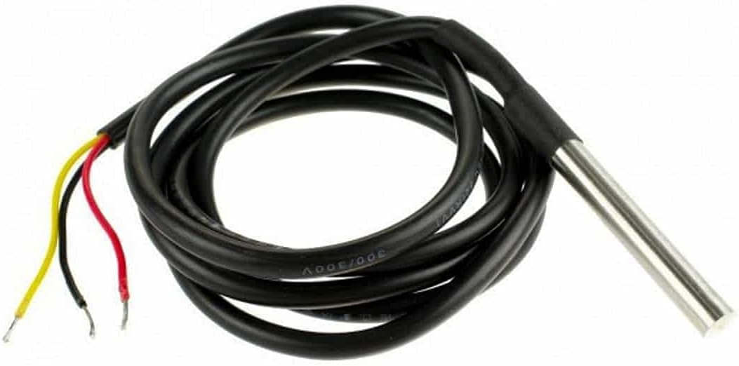 DS18B20 Waterproof Digital Temperature Sensor Probe 2 Meter
