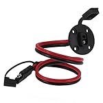 Yeebline 10 AWG SAE Cable Connector, SAE Socket Chassis Wire, 60cm SAE to SAE 2 Pin Quick Disconnect with Cap Power…