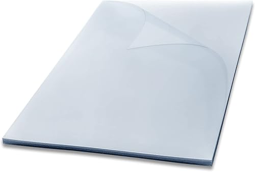 Miniatura 6 de HOUYEE Paquete de 200 cubiertas de presentación de PVC de 5 mil, cubiertas transparentes para informes, 8.5 x 11 pulgadas, tamaño carta