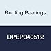 Bunting Bearings DPEP040512 Dri Plane (C) Plain Bearings, Powdered Metal, 1/4" Bore x 5/16" OD x 3/4" Length (Pack of 3)