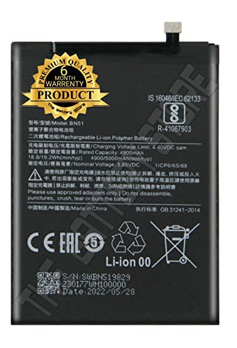 Image of THE BATTERY STORE Orignal Battery for Redmi mi BN51 Battery for MI 8 /MI /8A Dual /Mi 8A Battery with 6 Month Warranty and High Capacity Battery Backup Battery(for BN51)