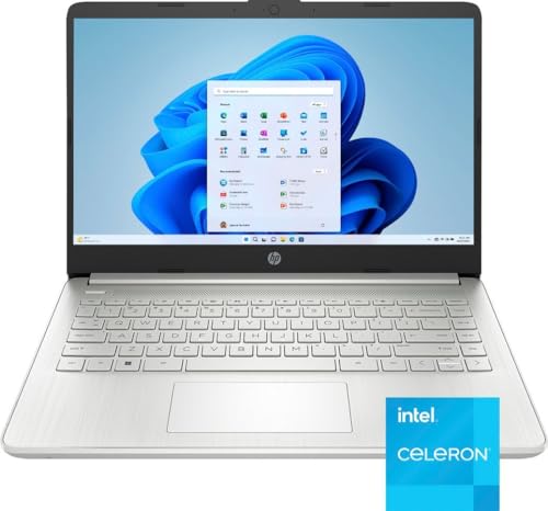 Image of HP 14 inch HD Stream Laptop Computer for Students and Business, Quad-Core Intel Celeron N Processor, 8GB RAM, 256GB Storage(128GB eMMC+128GB TP SD Card), 1 Year Office 365, HDMI,WiFi,USB-A&C, Win 11