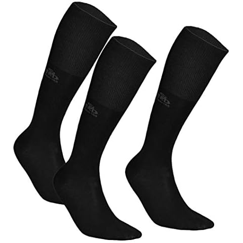 3paar Diabetiker Kniestrümpfe BAMBUS ohne gummi Dünn Herren Diabetiker-socken Cover