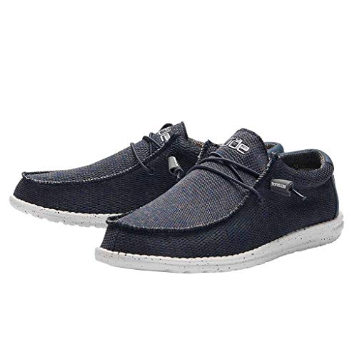 Image of HEYDUDE Men's Wally Sox | Retired Men's Shoes | Men's Lace Up Loafers | Comfortable & Light-Weight