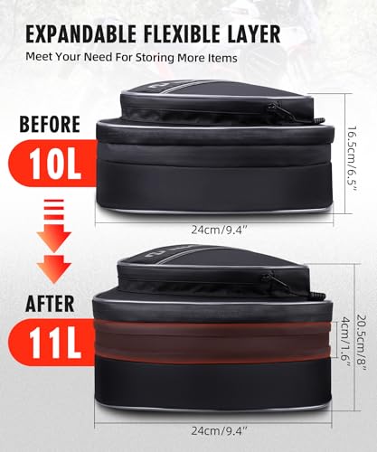 Solución de Almacenamiento NICECNC Bolsas para Barras Protección De Motocicleta 4