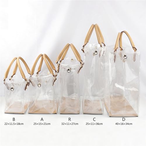 Kit de bolsos de PVC transparente y herramientas para crear complementos a tu medida 2