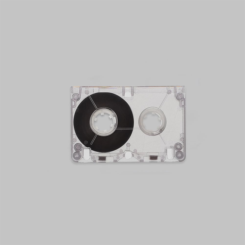 IMIKEYA Lot De 2 Cassettes Audio Vierges 60 Minutes Compactes pour Enregistreurs D'Interviews Et Dictaphones Enregistrement Vocal Durable Et Portable