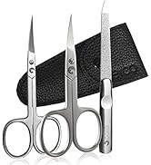 Eico Maniküre Set - Scharfe Nagelschere, Hautschere und Nagelfeile - Für Fingernägel - auch Links...