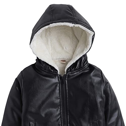 Image of Hopscotch Boy's Polyester Pu Full-Sleeve Solid Standard Length Jacket