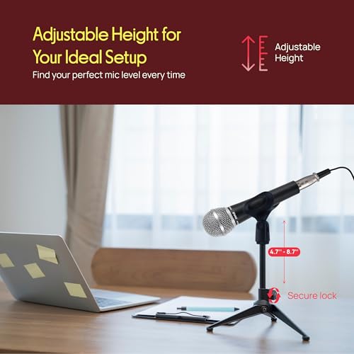 Pyle Adjustable Desktop Tripod Microphone Stand - image 2