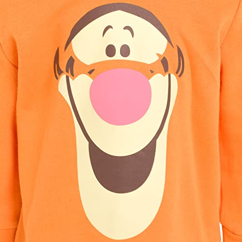 Disney Winnie the Pooh Toddler Boy or Girl Cosplay Graphic Pullover Hooded Sweatshirt Tigger Orange 4T - image 5