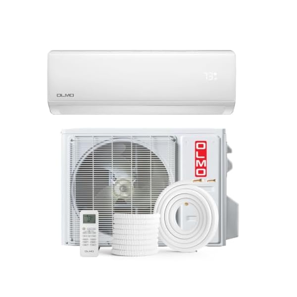 OLMO Sierra Single Zone 36000 BTU 19 Seer Mini Split AC/Heating System Pre-Charged Inverter Heat Pump