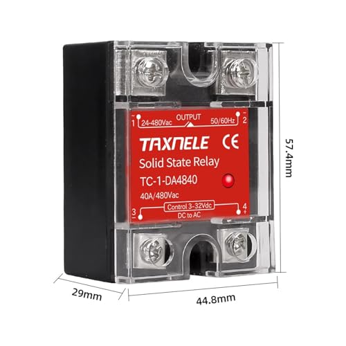 Relais statique SSR-40DA 40A module de commande thermique DC-AC pour PID - 4