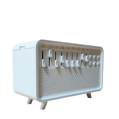 ZHJOPP Altavoces Bluetooth, compatibles con el humidificador aromaterapia de luz Nocturna con Ruido Blanco, máquina Todo en uno, Altavoz estéreo.