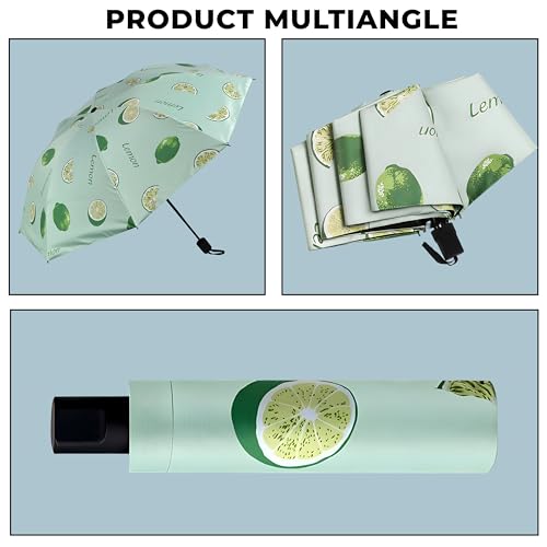Image of Kraptick Printed Travel Umbrella for Rain, UV, Wind Proof, Water-Proof Umbrella for Men /Women /Boys /Girls /Kids (UMBR-02)