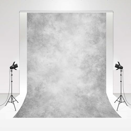 Fond photographique gris abstrait Kate 2x3m aux finitions artistiques riches