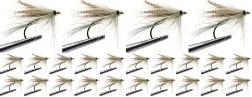 YZD 完成品フライ クレイゴードン ブルー ブラウン 【24個】 10